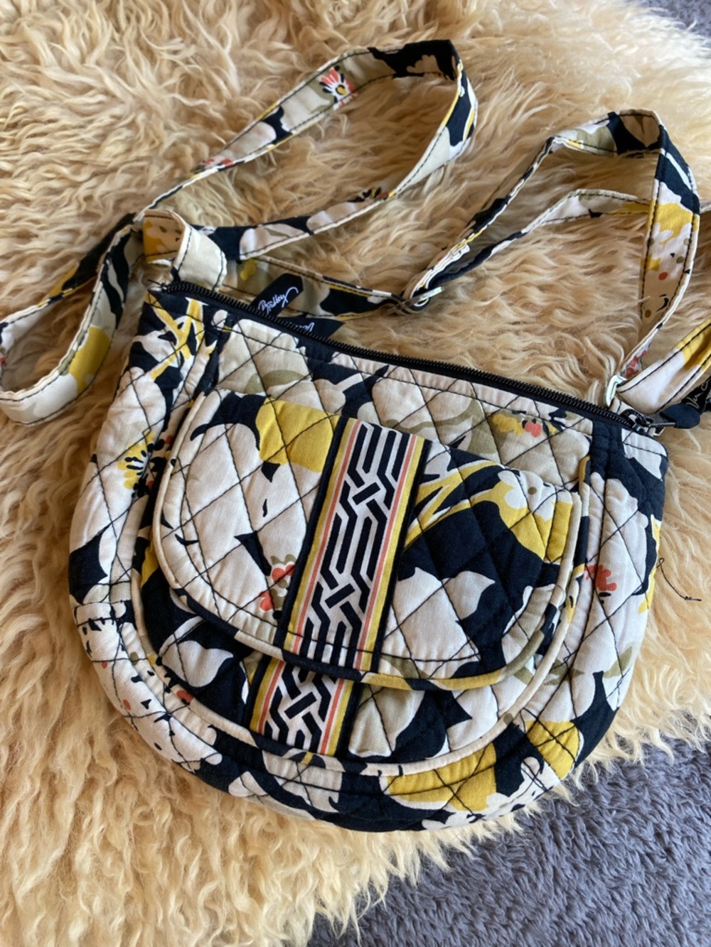 Vera Bradley Quilted Floral Crossbody Bag